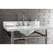 Fauceture VPB2818336 Dreyfuss Stainless Steel Console Sink Leg, Polished Nickel VPB2818336 - alternate 4